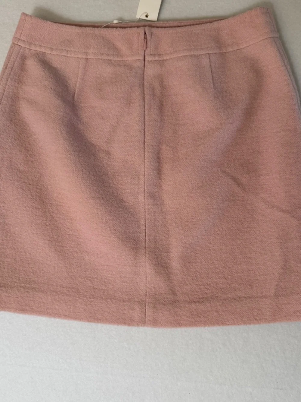 NWT Tory Burch Celeste Mini Wool Skirt in Coastal Pink Size 14